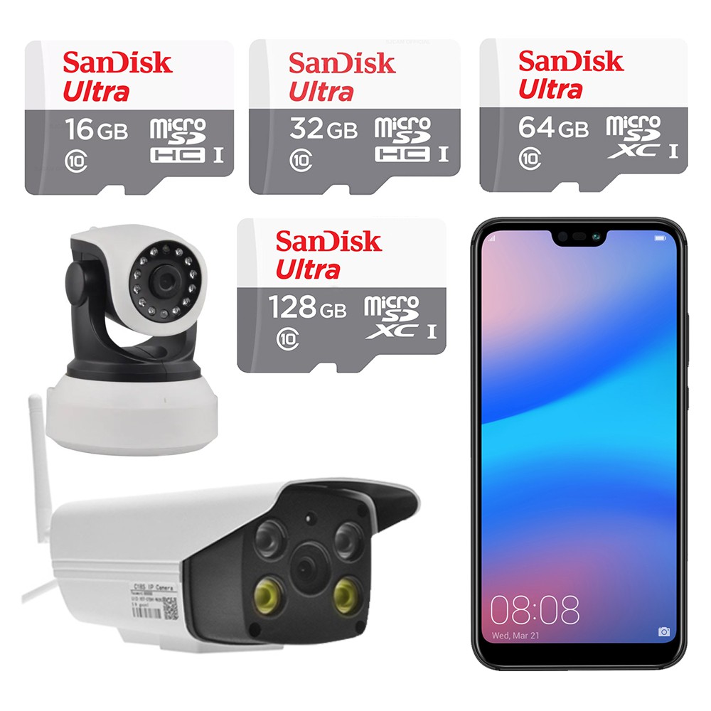 ภาพสินค้าSanDisk Ultra Micro SD Card 64GB 100mb/s 533x Class10 SDXC (SDSQUNR-064G-GN3MN) ประกัน 7ปี Memory โทรศํพท์ Smartphone กล้อง IP Camera MicroSD TF Card จากร้าน sjcam_officialstore บน Shopee ภาพที่ 5