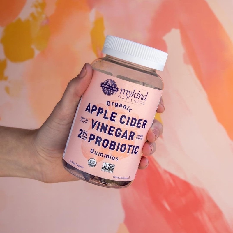 mykind ORGANICS Apple Cider Vinegar Probiotic Gummies 60 gummies