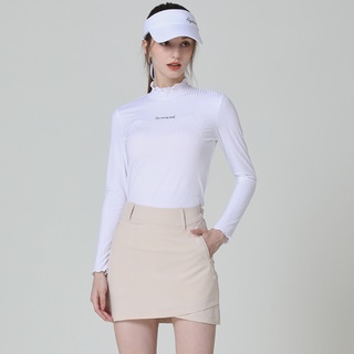Azureway เสื้อยืดแขนยาว คอกลม ทรงสลิมฟิต เหมาะกับฤดูใบไม้ร่วง และฤดูหนาว สําหรับผู้หญิง