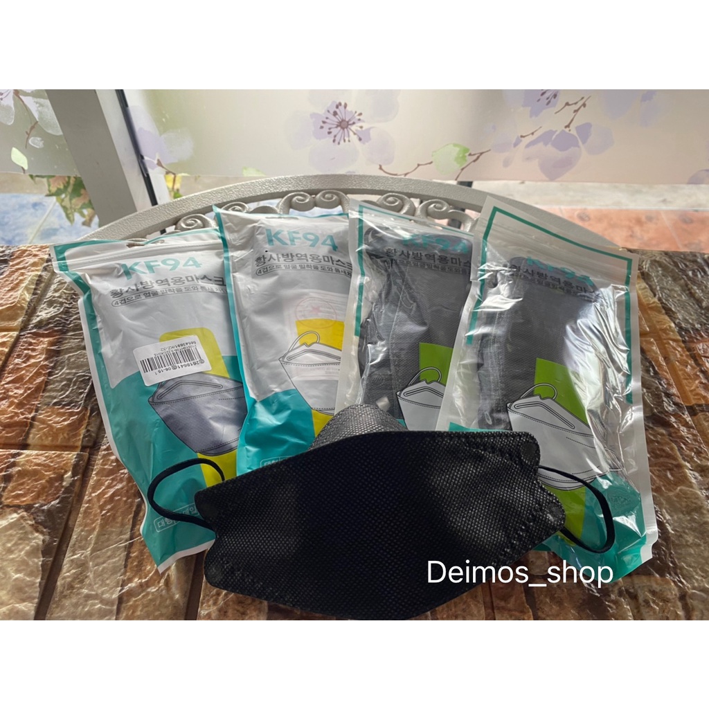 พร้อมส่ง-หน้ากากkf94-หน้ากากเกาหลี-แมสเกาหลี-หน้ากากอนามัย-หน้ากาก3d-หน้ากากดำ-แมสดำ-แมสดำเกาหลี-mask-kf94-1แพ็ค10ชิ้น