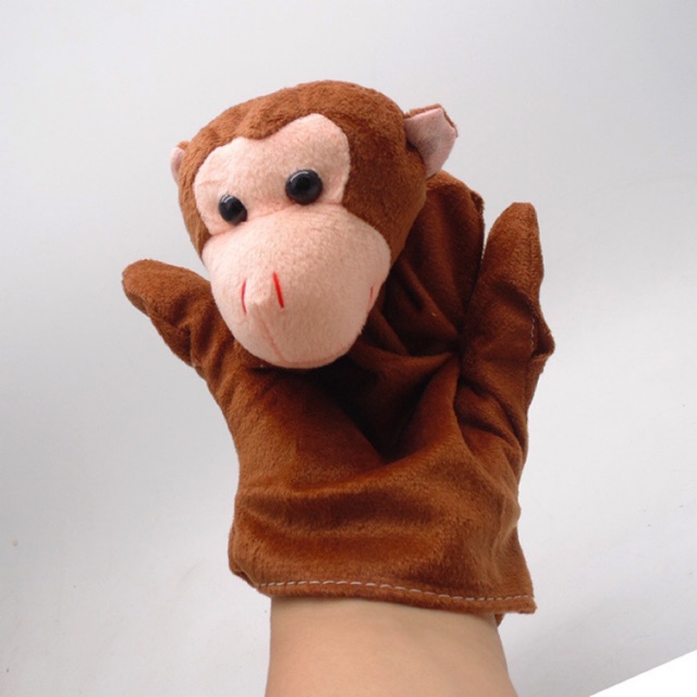 ตุ๊กตามือ-ลิงน้อยน่ารัก-สินค้าพร้อมส่ง