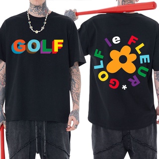 เสื้อยืด พิมพ์ลาย Golf Wang Le Fleur Flower Vote Igor Tyler The Creator Skate สองด้าน สําหรับผู้ชาย