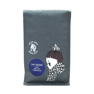 Akha Ama Coffee คั่วใหม่!! - CAFE BLEND 250g เมล็ดกาแฟคั่วบด อาข่า อาม่า