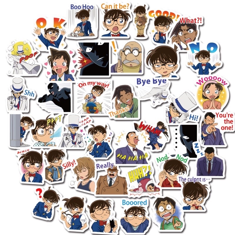 สติ๊กเกอร์-conan-98-โคนัน-40-ชิ้น-ยอดนักสืบจิ๋วโคนัน-การ์ตูน-ญี่ปุ่น-นักสืบ-ยอดนักสืบจิ๋ว-โคนัน-ชินอิจิ-co-โค-นัน-มังงะ