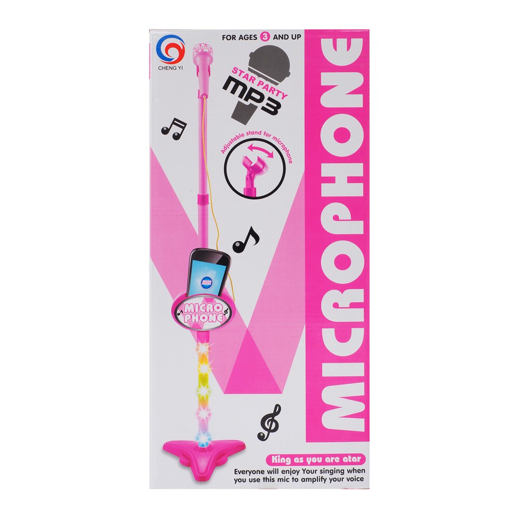 microphone-คาราโอเกะ-ขาตั้ง-มีไฟ
