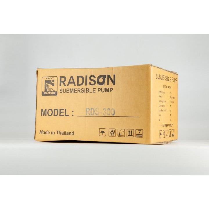 Radison รุ่น RDS-300 RDS-300A 750w 1HP ปั๊มแช่ ปั๊มไดโว่ ดูดโคลน ขนาด ...