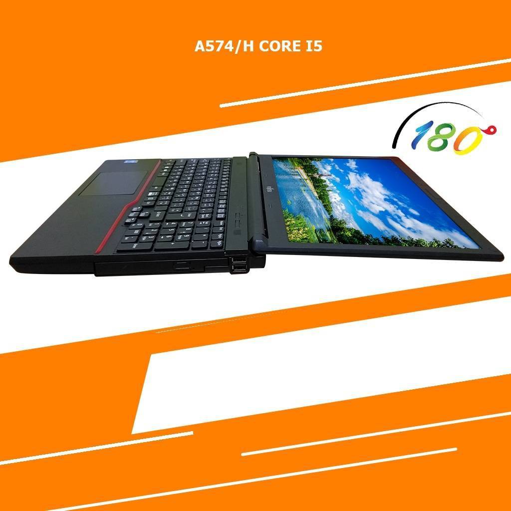 โน๊ตบุ๊คnotebook-fujitsu-a574-core-i5-gen4-ดูหนัง-ฟังเพลง-ทำงาน-เล่นเกมส์-rov-ได้-มีwifiในตัว-หน้าจอ15-6นิ้ว