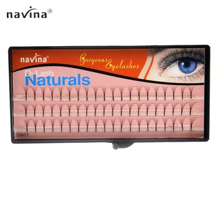 สินค้า NAVINA 6 ราก 60 ธรรมชาติยาวสีดำส่วนบุคคลขนตาปลอมขยายสายตา
