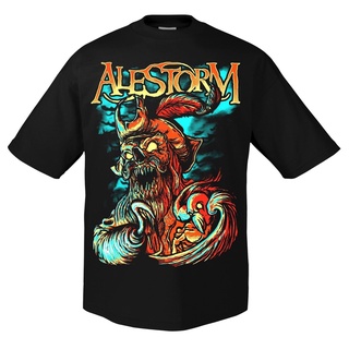 [S-5XL] เสื้อยืดคอกลม แขนสั้น ผ้าฝ้าย 100% พิมพ์ลาย Alestorm Get Drunk O Die สไตล์คลาสสิก แฟชั่นสําหรับผู้ชาย ส่งฟรี