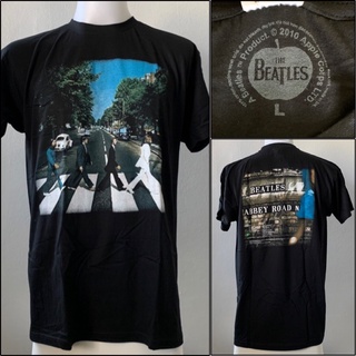 เสื้อยืดใหม่เสื้อยืดวง The Beatle : Abbey Roadขนาดเต็มS-3XL