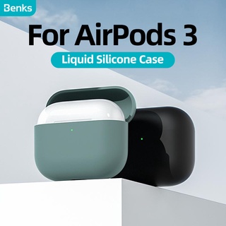[Benks Official] เคสซิลิโคน PC ป้องกันรอยขีดข่วน เป็นมิตรกับผิวหนัง สําหรับ AirPods 3