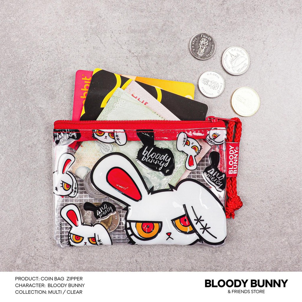 เซ็ตกระเป๋าพลาสติก-pvc-bloody-bunny-multi-collection