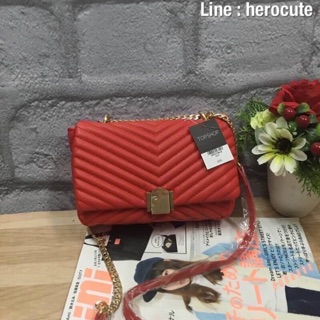 Topshop OBI Quilted Crossbody Bag ของแท้ ราคาถูก