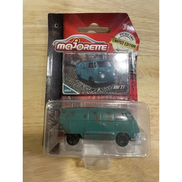 Rimorchio Majorette Volkswagen T1 – Die-cast Scala 1:64, Multicolore, Nuovo 2022