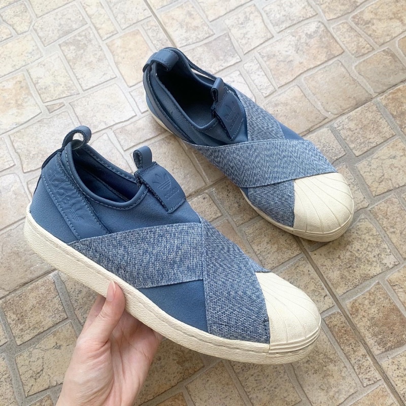 Adidas superstar slip on size 5.5uk 24cm 38 Shopee Thailand