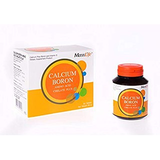 ภาพขนาดย่อของภาพหน้าปกสินค้าMaxxlife Calcium Boron แมกซ์ไลฟ์ แคลเซียม บำรุงกระดูก ขนาด 60 แคปซูล 12549 จากร้าน medicalhub115 บน Shopee ภาพที่ 2