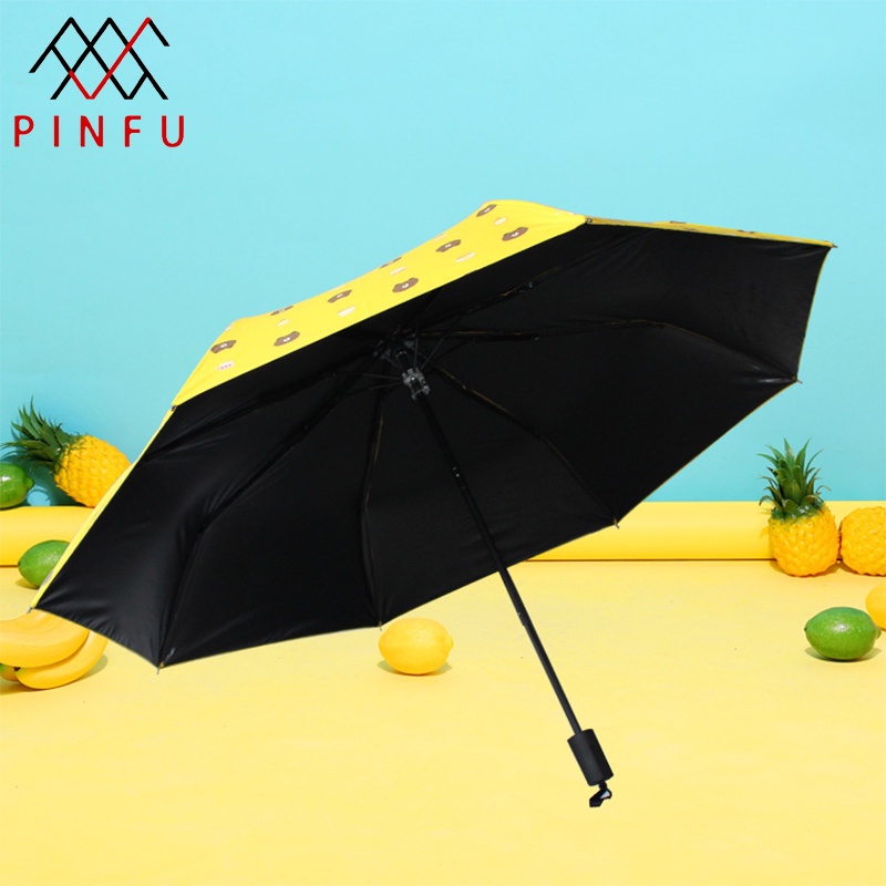 ภาพหน้าปกสินค้าPINFU_SHOP ร่มพับ ร่มกันฝน ร่มกันแดด ร่มกันยูวี ร่มกันUV สีน่ารัก ร่มพับได้ จากร้าน pinfu_shop บน Shopee