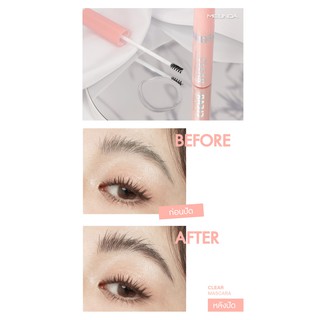 MEI LINDA FIX BROW MASCARA MC3105 เมลินดา มาสคาร่าปัดคิ้วสูตรเนื้อเจลใสให้ ขนคิ้วคิ้วฟู เรียงสวย