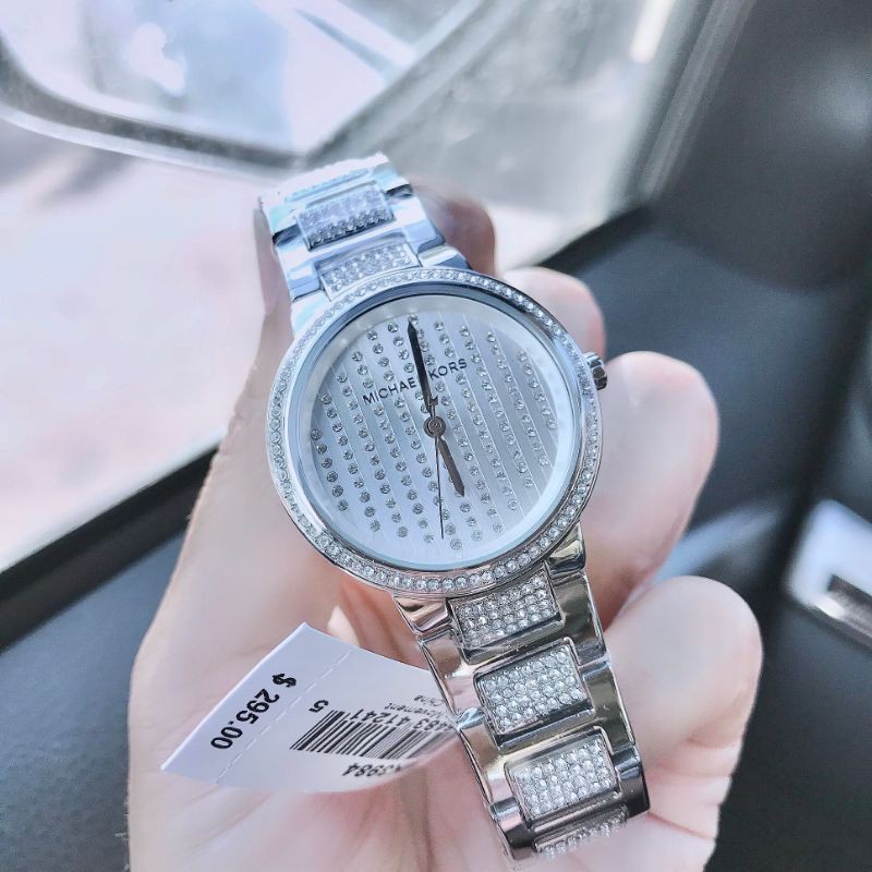 สด-ผ่อน-นาฬิกา-mk-สีเงิน-michael-kors-mk3984-womens-gabbi-stainless-steel-glitz-watch