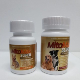 สินค้า Mitomax super  โปรไบโอติก สำหรับสุนัข บรรจุ 30 แคปซูล