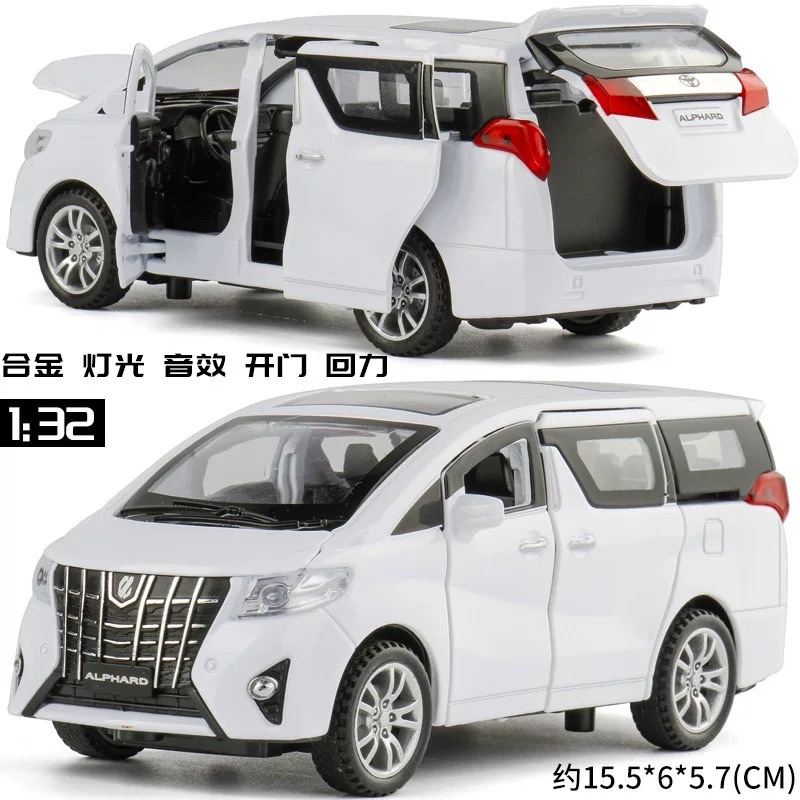 โมเดลรถโตโยต้า-alphard-โมเดลรถสวย-suv-หรูหราแบบมีระดับ-สวย-สมจริง-มาพร้อมไฟหน้า-ไฟท้าย-มีเสียงสตาร์ท-เปิดประตูได้รอบคัน