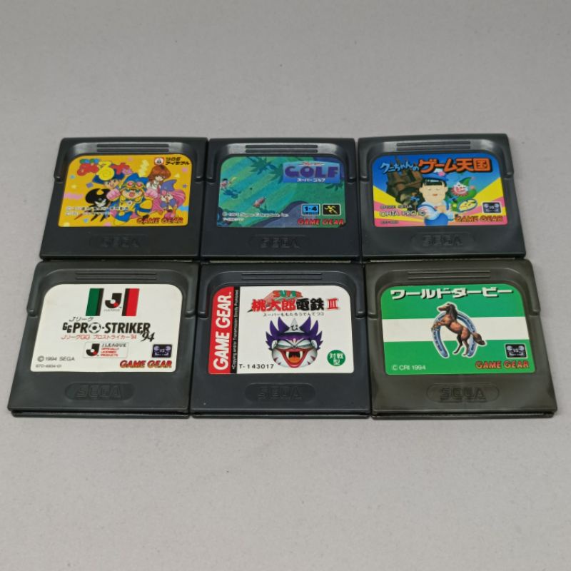 (GG6)ตลับเกมเปล่า เกมส์เกียร์แท้ Sega Game Gear Original Cartridge