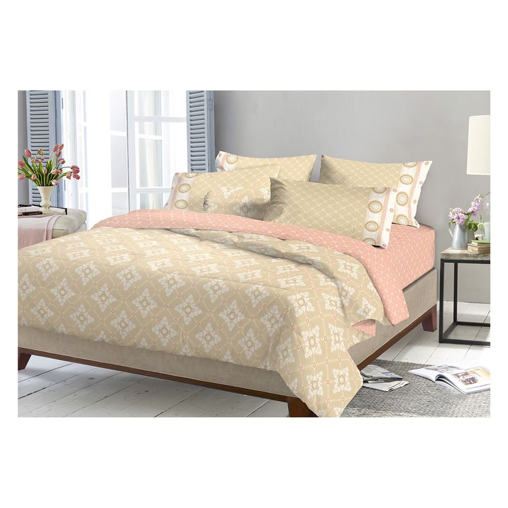 ผ้าปูที่นอน-ชุดผ้าปูที่นอน-5-ฟุต-5-ชิ้น-stevens-cotton-fresh-tara-เครื่องนอน-ห้องนอน-เครื่องนอน-bed-sheet-set-stevens-co