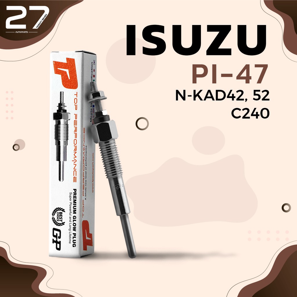 หัวเผา-isuzu-elf-150-250-c240-9-5v-24v-รหัส-pi-47-top-performance-japan