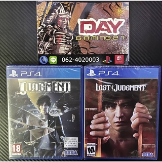 แผ่นเกมส์ PS4 **&lt;JUDGMENT&gt; &lt;LOST JUDGMENT&gt;**  สินค้ามือ &lt;1&gt;&lt;2&gt;