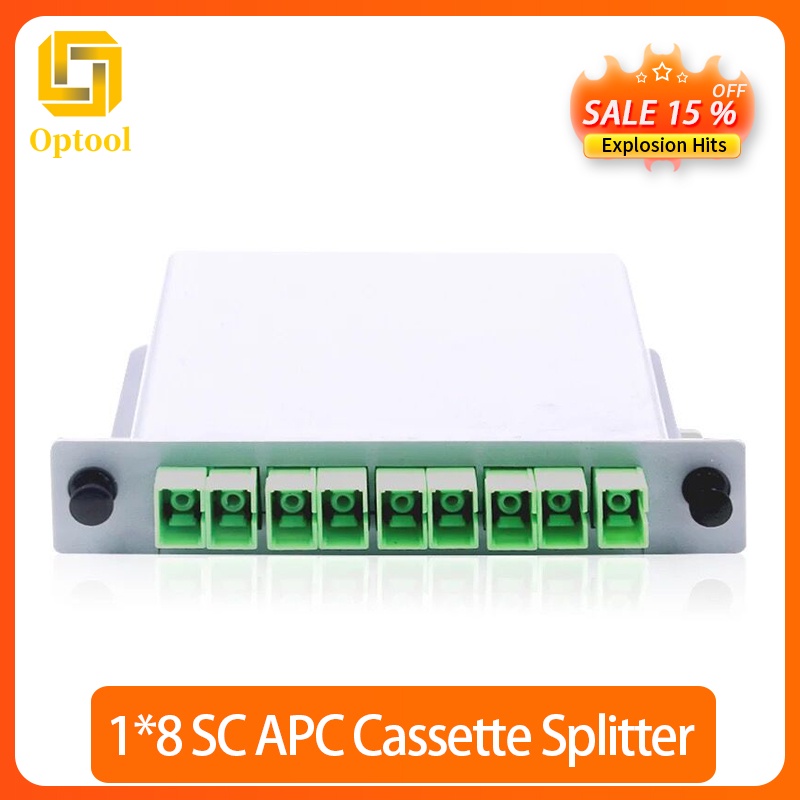 free-shipping-sc-apc-plc-1x8-fiber-optic-splitter-box-1x8-sc-plc-splitter-planar-waveguide-type-optical-coupler-splitter