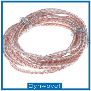 [Dynwave1]7N Occ สายเคเบิ้ลเสียง Diy สําหรับหูฟัง 2 เมตรสีทองและสีเงิน