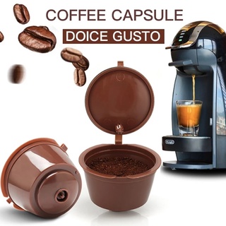 ภาพหน้าปกสินค้าถ้วยกรองกาแฟ แคปซูลชา แบบรีฟิล ใช้ซ้ําได้ สําหรับเครื่องชงกาแฟ Dolce Gusto ที่เกี่ยวข้อง