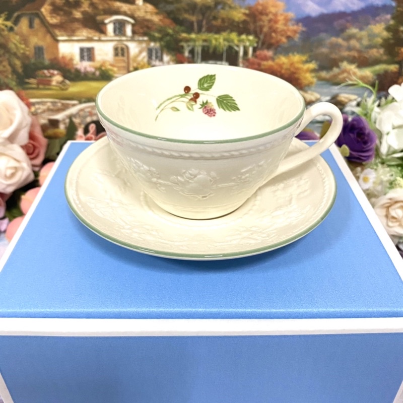 Wedgwood Festivity Raspberry Teacup ถ้วยชา ชุดน้ำชา | Shopee Thailand