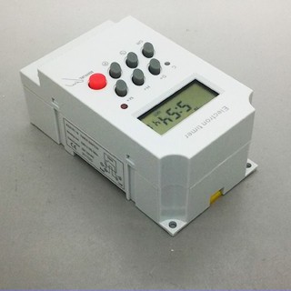 เครื่องตั้งเวลาดิจิตอล  ดิจิตอลตั้งเวลา ทามเมอร์ตั้งเวลา 17 On/Off  Timer 25A 220V/12V/24V ตัวตั้งเวลา รายวัน รายสัปดาห์