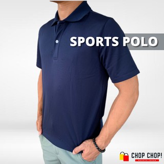เสื้อโปโลกีฬา Sports Polo ผ้าคุณภาพดีเทียบเท่าแบรนด์ดัง ปกคอไม่ย้วย