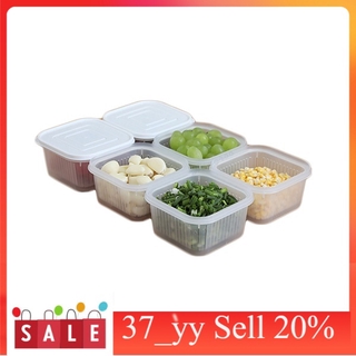 37_yy  กล่องอาหาร กล่องใส่อาหาร กล่องใส่อาหารทรงสี่เหลี่ยมขนาดพกพา กล่องใส่อาหารสองชั้น กล่องใส่อาหารแช่ตู้เย็น