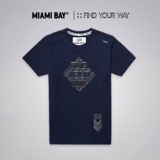 Miami Bay เสื้อยืด รุ่น Find your way สีกรม