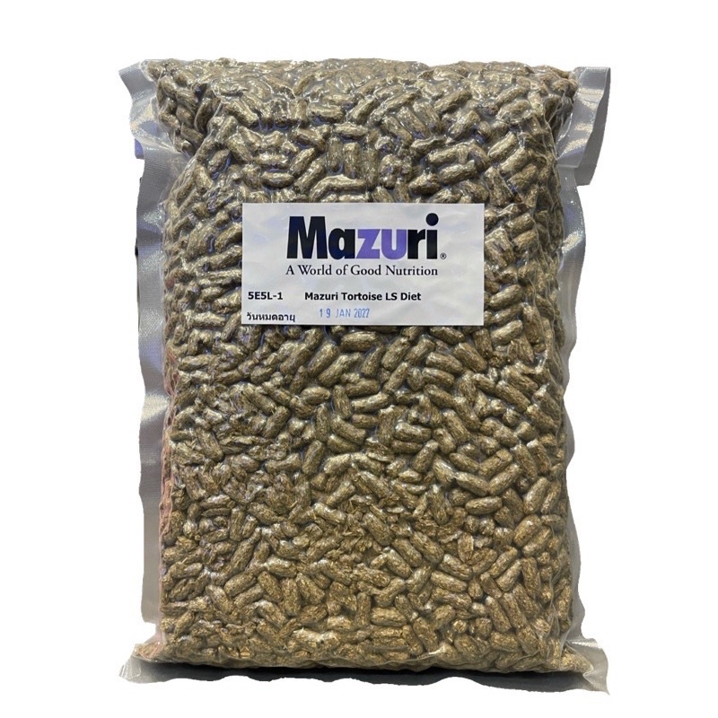 ภาพหน้าปกสินค้าอาหารเต่าบก Mazuri 5E5L (สูตรใหม่) สินค้าล็อตใหม่ล่าสุด(พรีออเดอร์ไม่เกิน15วัน) จากร้าน reptileuvblight บน Shopee