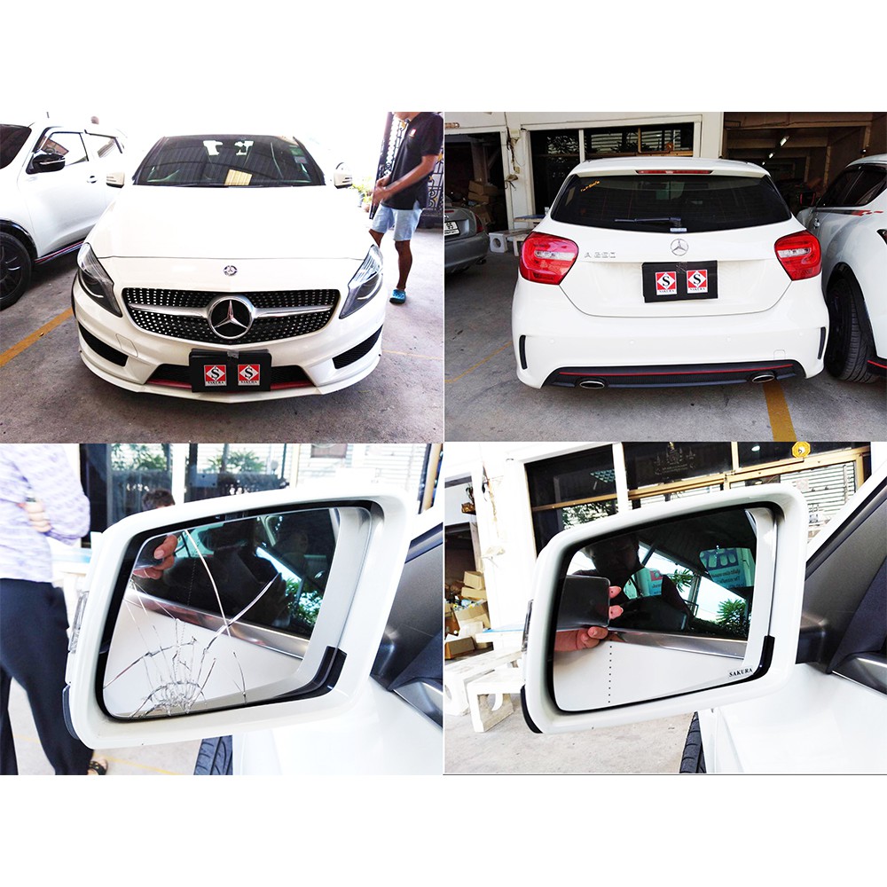 เลนส์กระจกมองข้าง-สำหรับ-benz-เบนซ์-ด้านขวา-a-class-c-class-e-class-g-class-cla-class-กระจกไม่หลอกตา