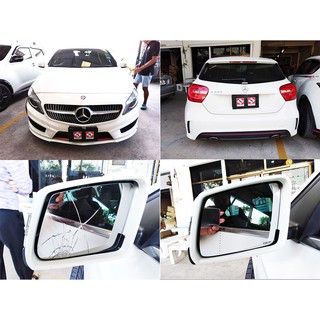 เลนส์กระจกมองข้าง สำหรับ BENZ (เบนซ์) ด้านขวา A CLASS, C CLASS, E CLASS , G CLASS , CLA  CLASS  กระจกไม่หลอกตา