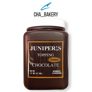 Junipers Topping ท็อปปิ้ง รสช็อกโกแลต Chocolate Topping 1200 กรัม