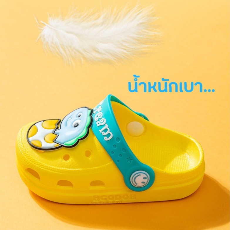 ภาพสินค้ารองเท้าแตะเด็ก ยางนุ่ม มีกันลื่น แต่งตัวติดตัวการ์ตูนน่ารัก รองเท้าแฟชั่นเด็ก เบา ใส่สบาย (มีของพร้อมส่งในไทย) จากร้าน 98k.shop บน Shopee ภาพที่ 7