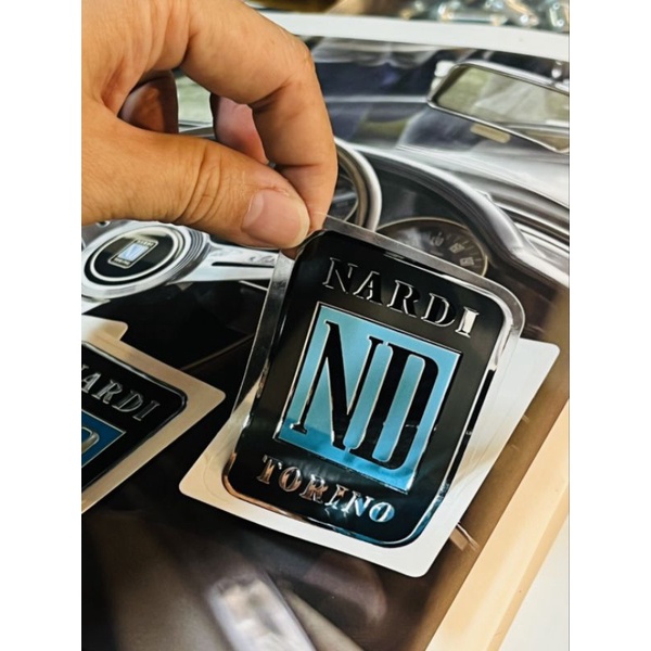 สติ๊กเกอร์ sticker Nardi ITALY แท้ รุ่นใหม่ แบบโปร่งแสง ขนาดตามรูป งาน ...