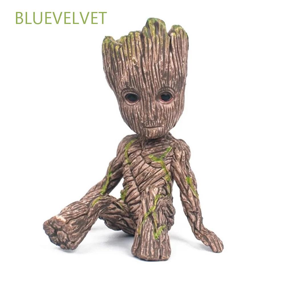 ฟิกเกอร์ Bluevelvet Figts Groot Mini Groot Tree Man Groot 6 ซม. ของเล่น ...