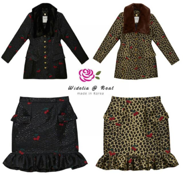 wideliareal-set-blazer-skirt-เซ็ทเบเซอร์-กระโปรงสั้นสุดหรู-สวยมากมายอีกแล้วคุณขา-เรามีปกคอขนให้ด้วย