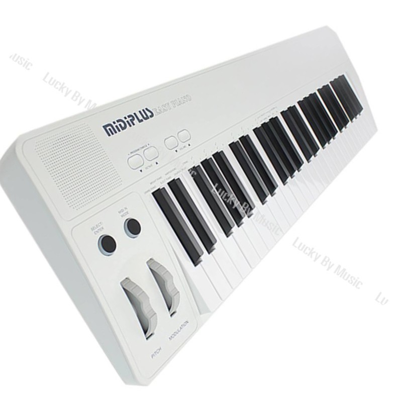 เปียโนไฟฟ้า-midiplus-easy-piano-มีเสียงในตัว-49-keys-พร้อมอะแดปเตอร์-สาย-usb-เสียง-สามารถปรับ-octave-ได้อีก