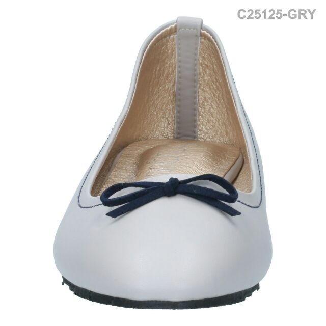 รองเท้า-ทรง-ballet-flat-สไตล์คลาสสิค-ติดโบว์น่ารัก