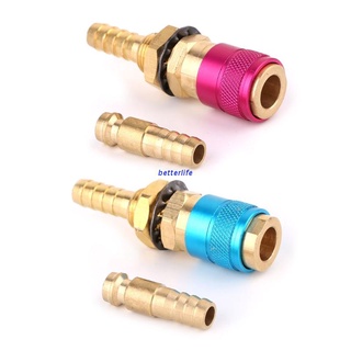 BTF Water Cooled Gas Adapter Quick Connector Fitting For TIG Welding Torch +8mm Plug