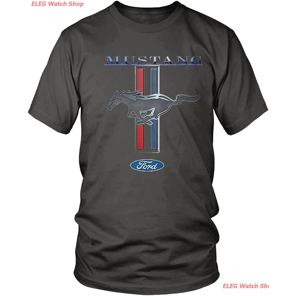 เสื้อยืดลำลอง-amdesco-mens-ford-mustang-logo-officially-licensed-ford-design-t-shirt-sports-t-shirt