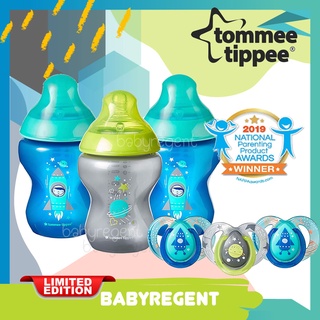 🇺🇸 USA 🇺🇸 Limited edition ขวดนม Tommee Tippee พร้อม จุกหลอก 3 ชิ้น นำเขาจาก USA สำหรับทารกแรกเกิด